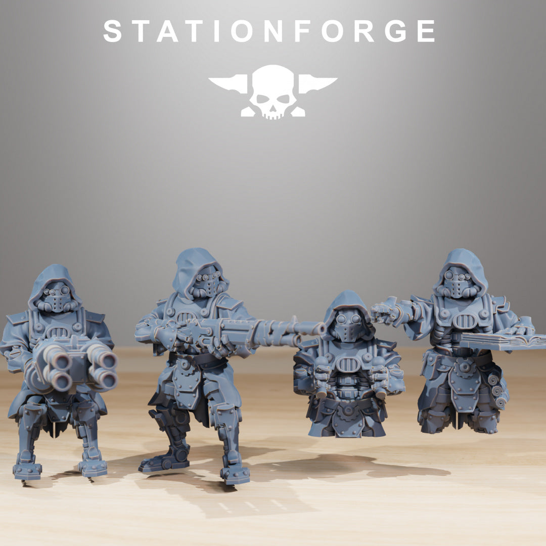 Scavenger Prospector - Compatible with Warhammer 40K - by Station Forge - Tabletop RPG Miniature - Roleplaying 3D Printed Fantasy Mini