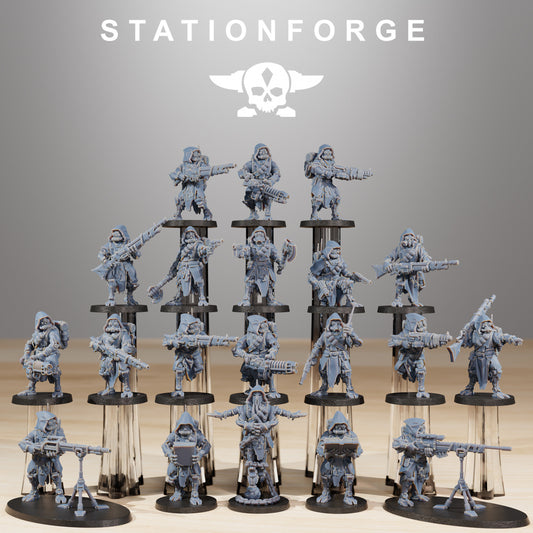 Scavenger Rangers - Compatible with Warhammer 40K - by Station Forge - Tabletop RPG Miniature - Roleplaying 3D Printed Fantasy Mini