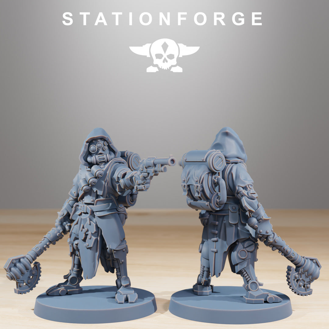 Scavenger Rangers - Compatible with Warhammer 40K - by Station Forge - Tabletop RPG Miniature - Roleplaying 3D Printed Fantasy Mini