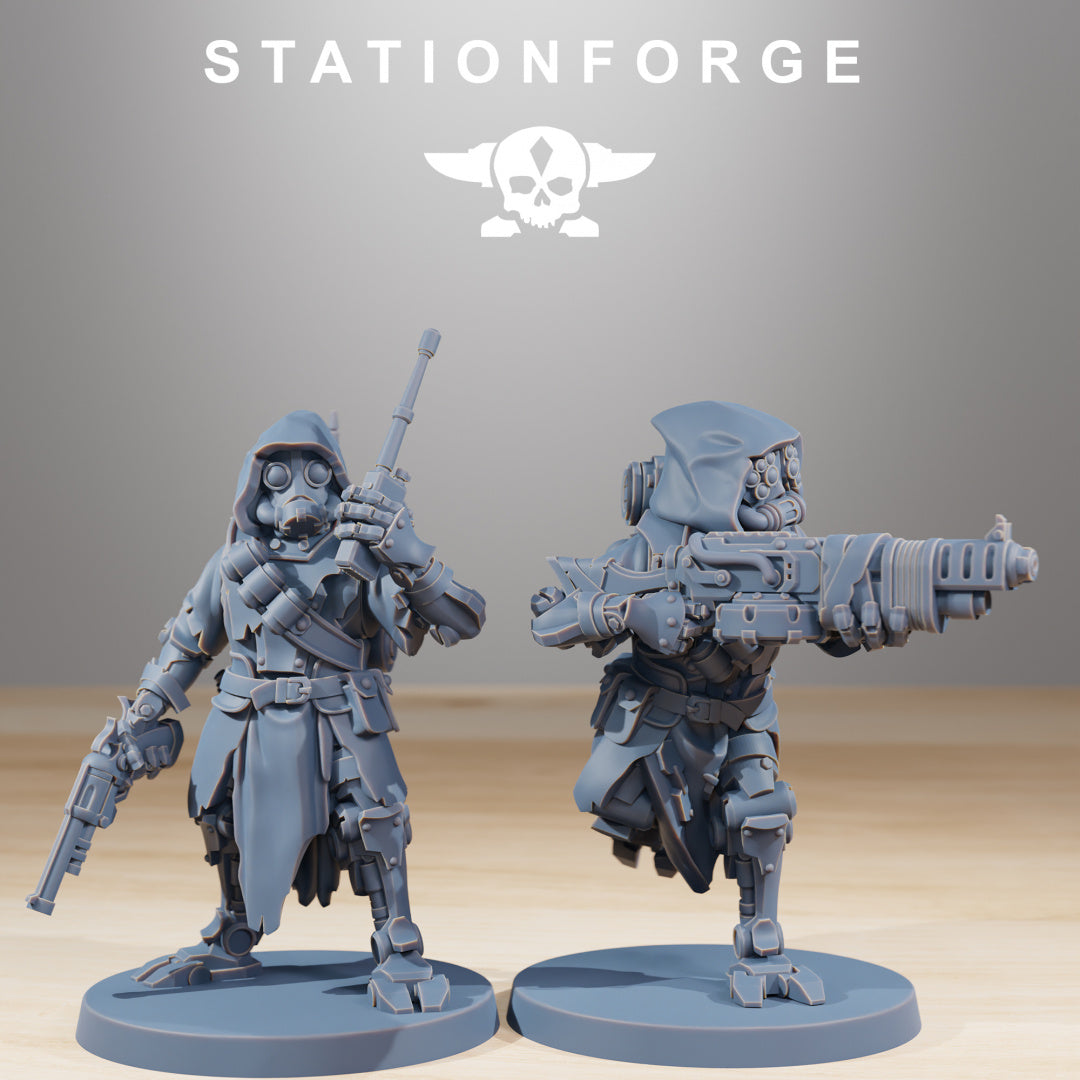 Scavenger Rangers - Compatible with Warhammer 40K - by Station Forge - Tabletop RPG Miniature - Roleplaying 3D Printed Fantasy Mini