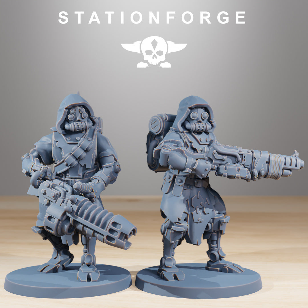 Scavenger Rangers - Compatible with Warhammer 40K - by Station Forge - Tabletop RPG Miniature - Roleplaying 3D Printed Fantasy Mini