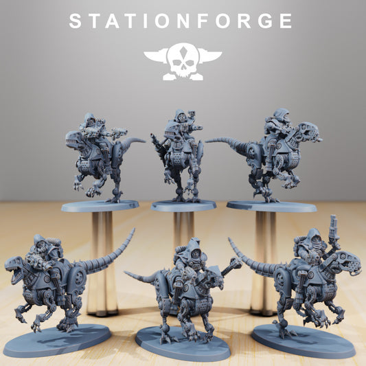 Scavenger Riders - by Station Forge - Tabletop RPG Miniature - Roleplaying 3D Printed Fantasy Mini