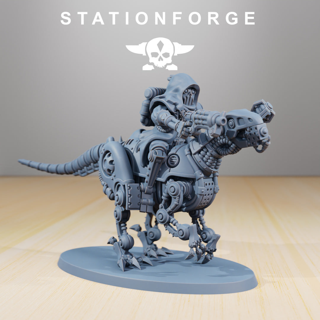 Scavenger Riders - by Station Forge - Tabletop RPG Miniature - Roleplaying 3D Printed Fantasy Mini