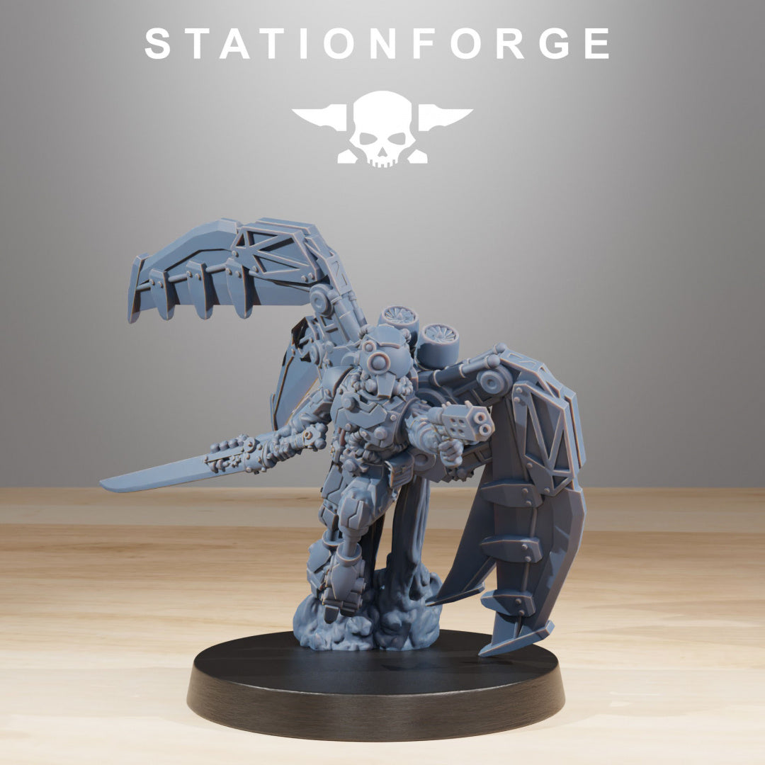 Scavenger Strikers - Compatible with Warhammer 40K - by Station Forge - Tabletop RPG Miniature - Roleplaying 3D Printed Fantasy Mini