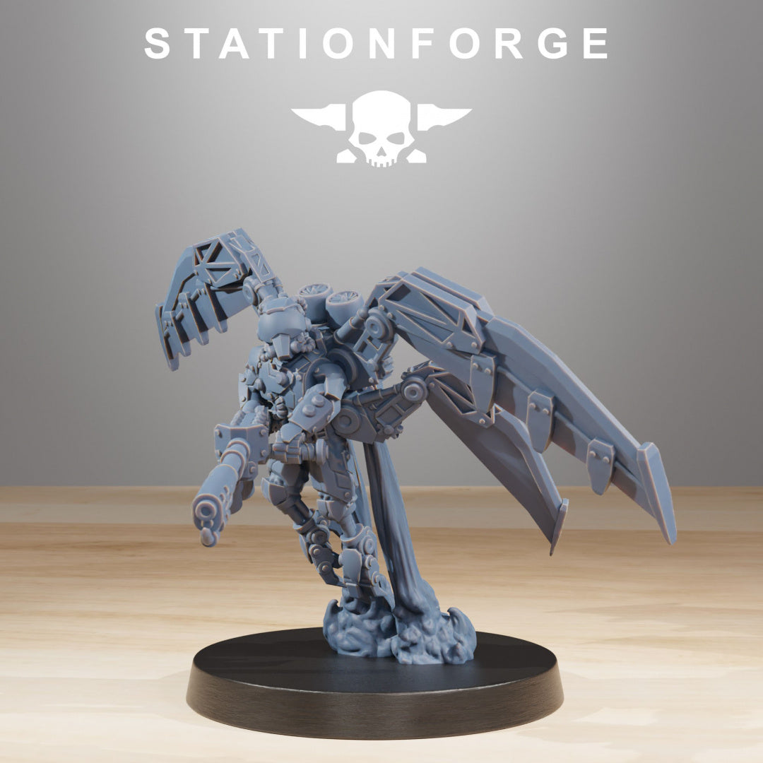 Scavenger Strikers - Compatible with Warhammer 40K - by Station Forge - Tabletop RPG Miniature - Roleplaying 3D Printed Fantasy Mini