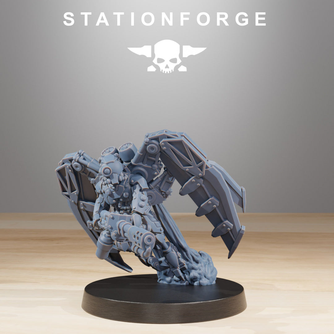 Scavenger Strikers - Compatible with Warhammer 40K - by Station Forge - Tabletop RPG Miniature - Roleplaying 3D Printed Fantasy Mini