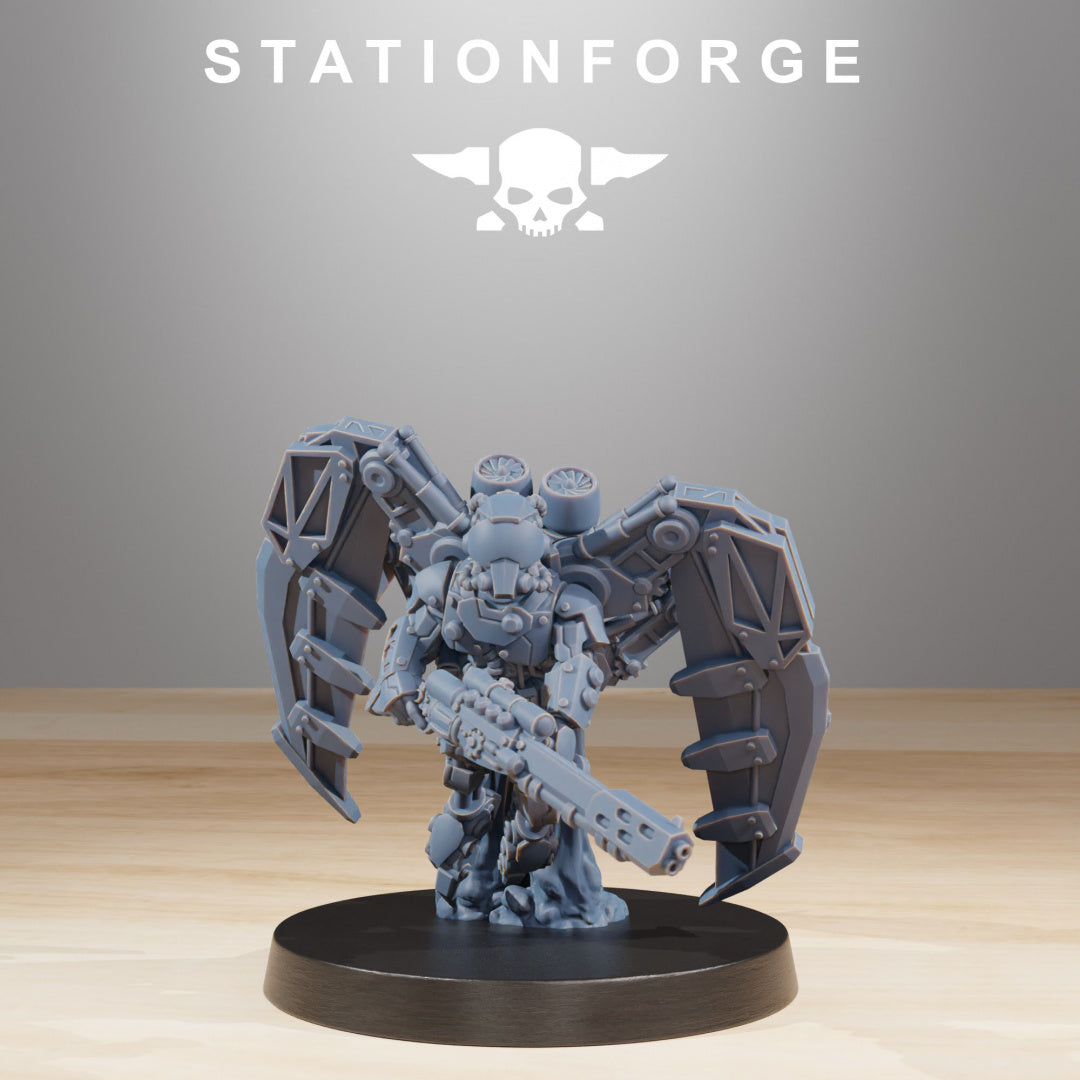 Scavenger Strikers - Compatible with Warhammer 40K - by Station Forge - Tabletop RPG Miniature - Roleplaying 3D Printed Fantasy Mini