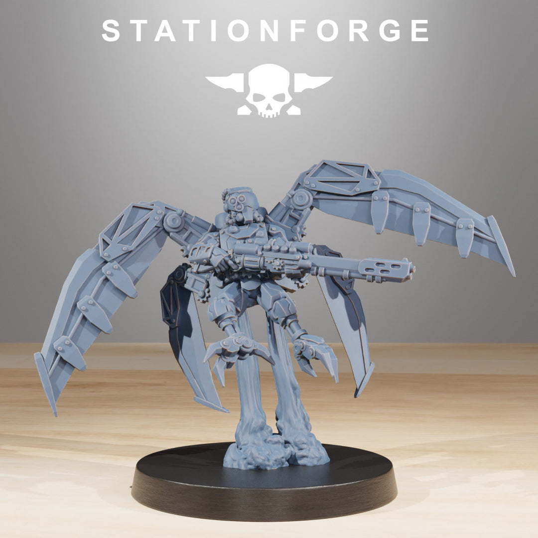 Scavenger Strikers - Compatible with Warhammer 40K - by Station Forge - Tabletop RPG Miniature - Roleplaying 3D Printed Fantasy Mini