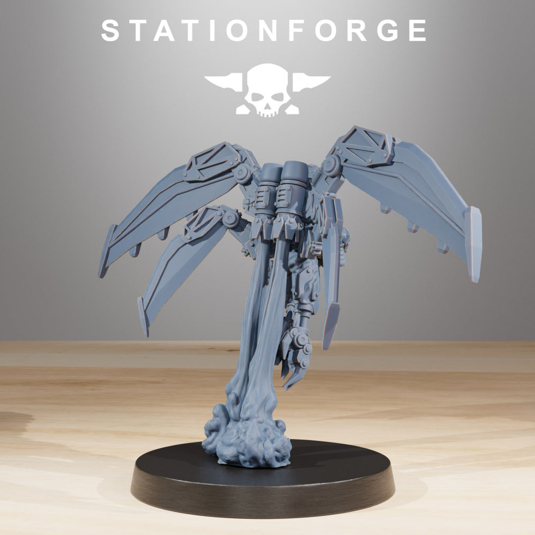 Scavenger Strikers - Compatible with Warhammer 40K - by Station Forge - Tabletop RPG Miniature - Roleplaying 3D Printed Fantasy Mini