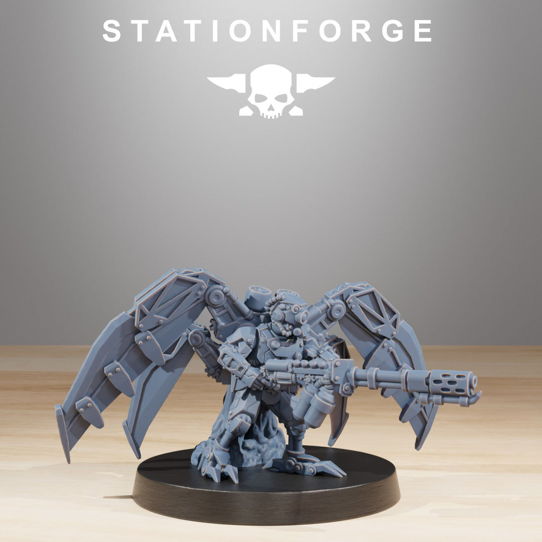 Scavenger Strikers - Compatible with Warhammer 40K - by Station Forge - Tabletop RPG Miniature - Roleplaying 3D Printed Fantasy Mini