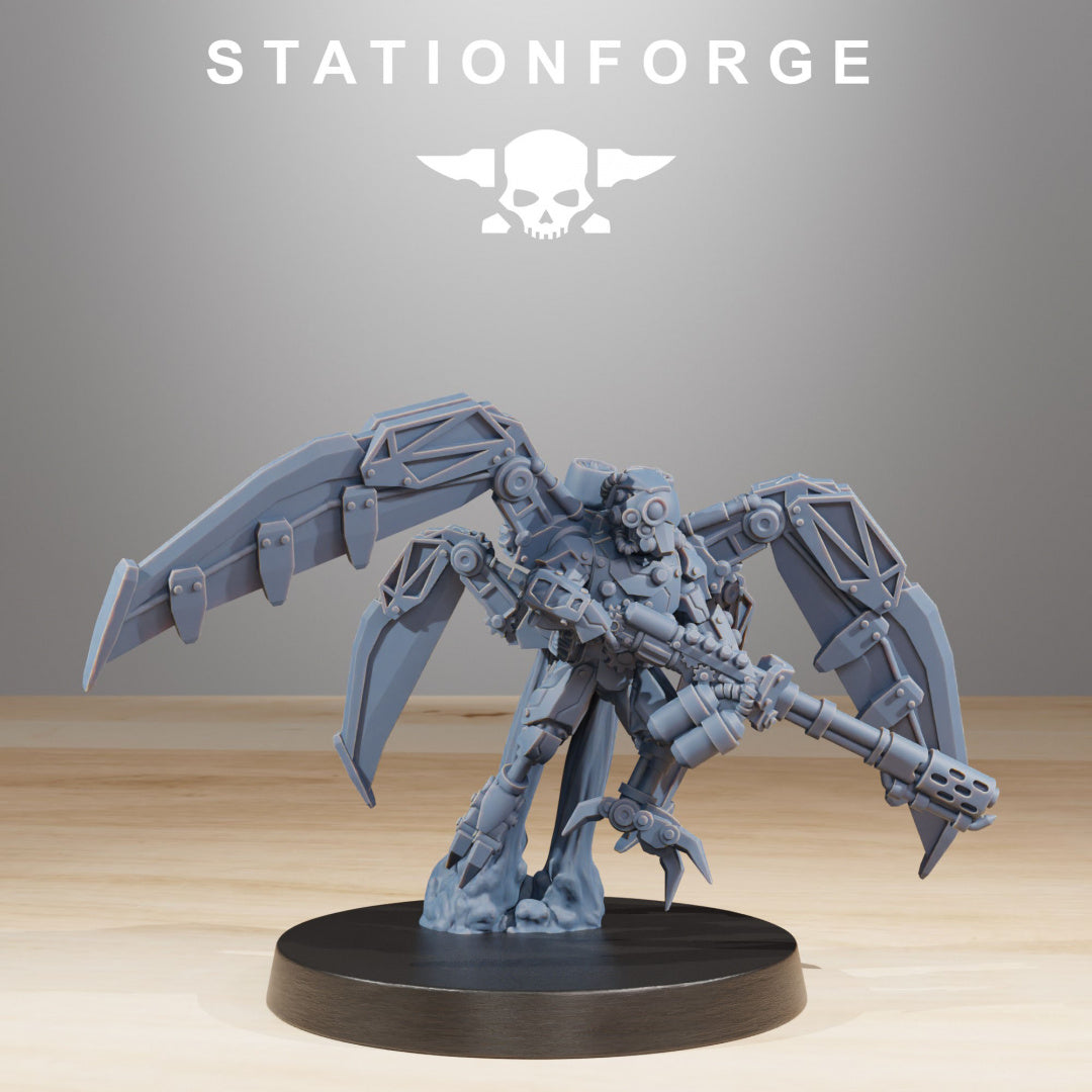 Scavenger Strikers - Compatible with Warhammer 40K - by Station Forge - Tabletop RPG Miniature - Roleplaying 3D Printed Fantasy Mini