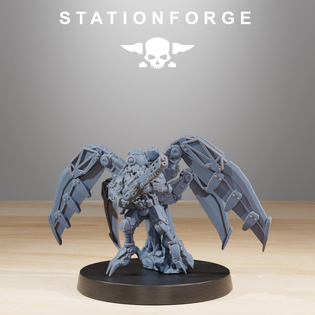 Scavenger Strikers - Compatible with Warhammer 40K - by Station Forge - Tabletop RPG Miniature - Roleplaying 3D Printed Fantasy Mini