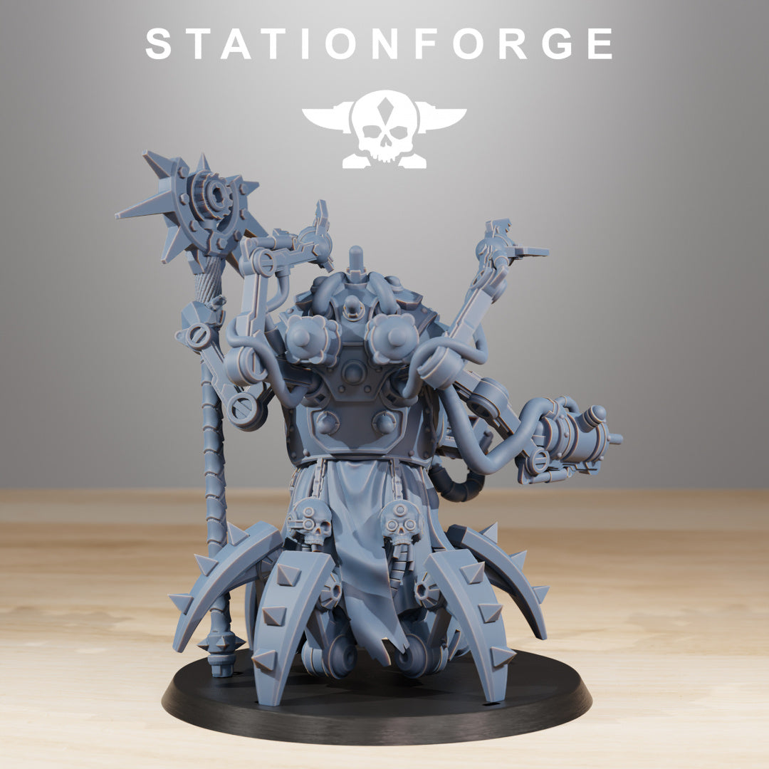 Scavenger The Librarian - Compatible with Warhammer 40K - by Station Forge - Tabletop RPG Miniature - Roleplaying 3D Printed Fantasy Mini