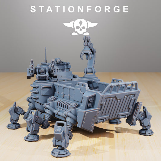 Scavenger Transport Tank - Compatible with Warhammer 40K - by Station Forge - Tabletop RPG Miniature - Roleplaying 3D Printed Fantasy Mini