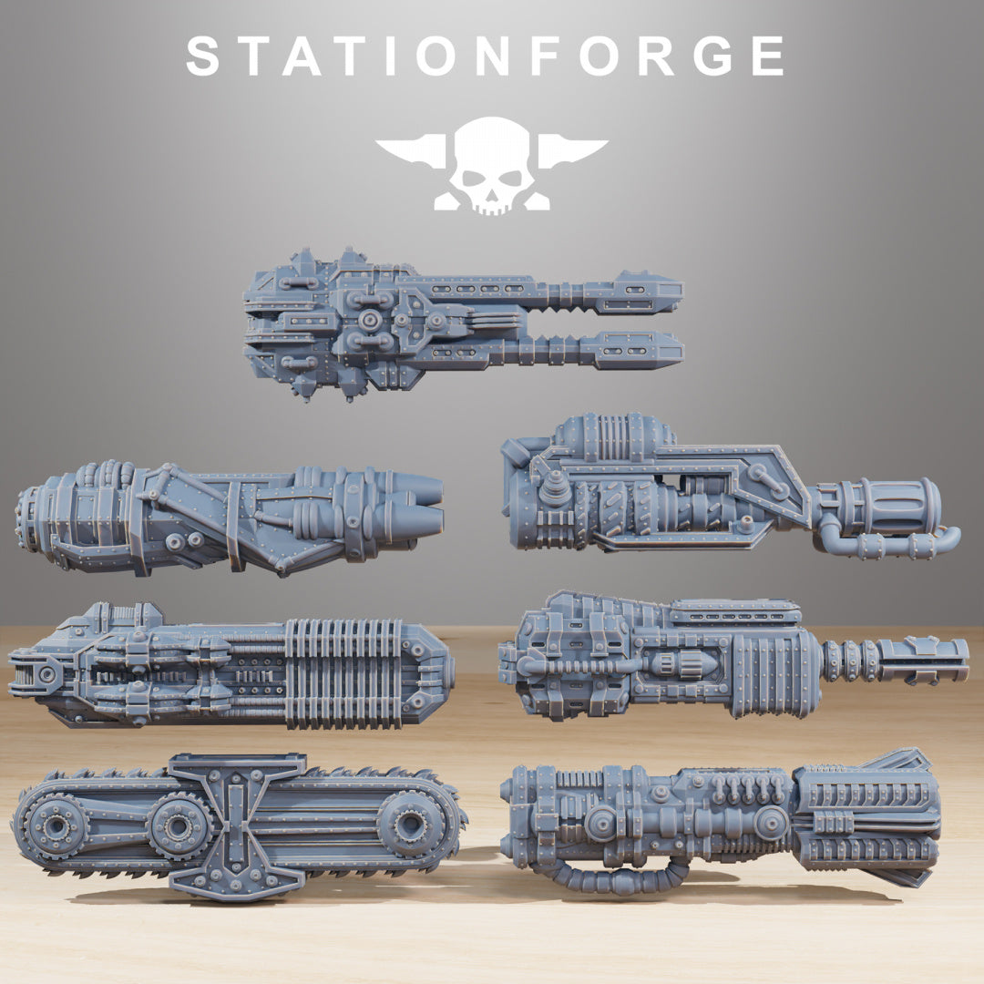 Scavenger Trident - by Station Forge - Tabletop RPG Miniature - Roleplaying 3D Printed Fantasy Mini