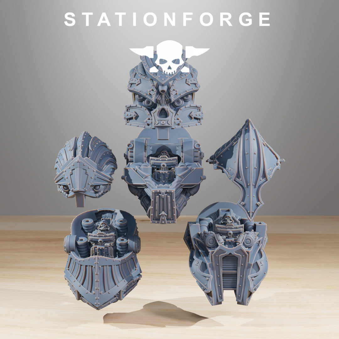 Scavenger Trident - by Station Forge - Tabletop RPG Miniature - Roleplaying 3D Printed Fantasy Mini