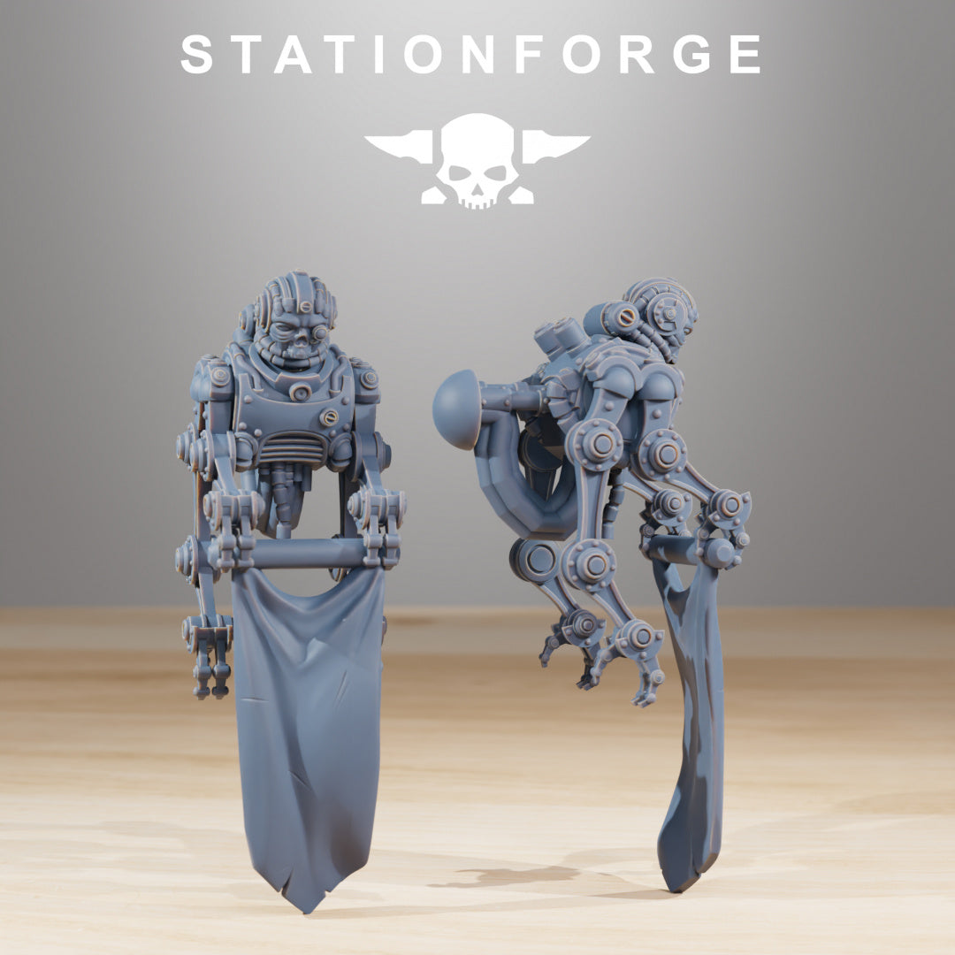 Scavenger Walker - Compatible with Warhammer 40K - by Station Forge - Tabletop RPG Miniature - Roleplaying 3D Printed Fantasy Mini