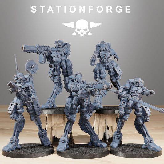 Scavenger Wayfarer V2 - Compatible with Warhammer 40K - by Station Forge - Tabletop RPG Miniature - Roleplaying 3D Printed Fantasy Mini