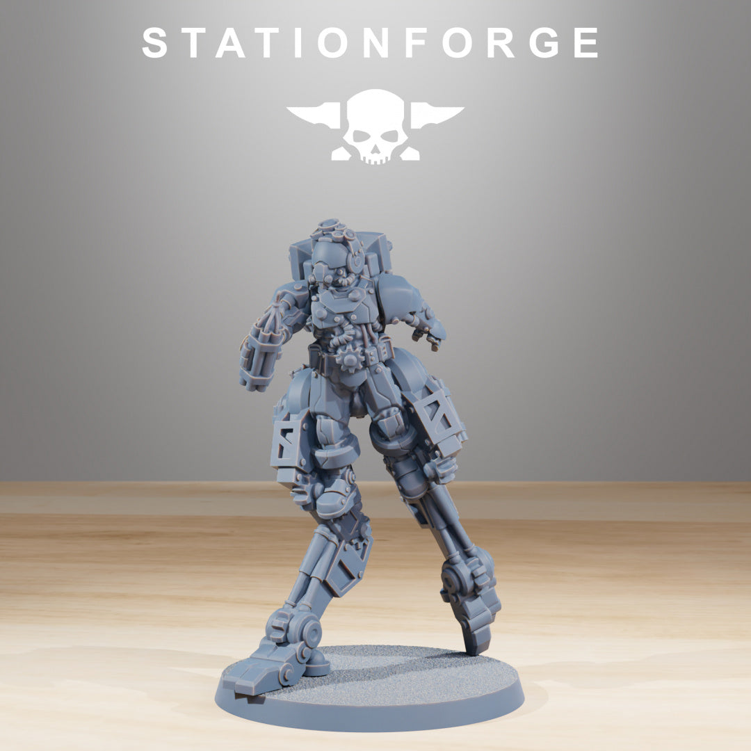 Scavenger Wayfarer V2 - Compatible with Warhammer 40K - by Station Forge - Tabletop RPG Miniature - Roleplaying 3D Printed Fantasy Mini