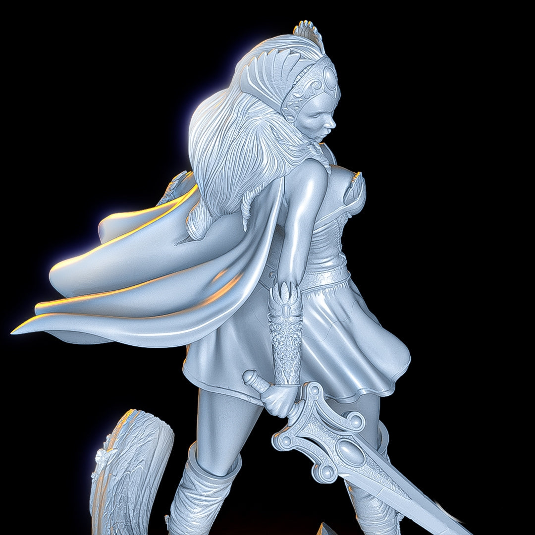 She-Ra - Warrior Woman Sculpt - Unassembled - Unpainted - 3D Printed