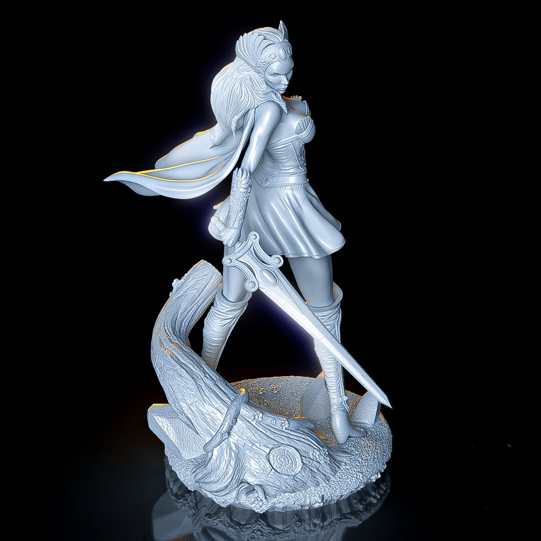 She-Ra - Warrior Woman Sculpt - Unassembled - Unpainted - 3D Printed