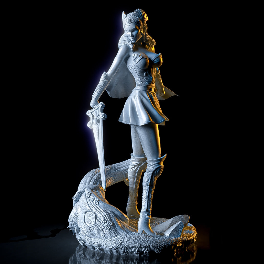 She-Ra - Warrior Woman Sculpt - Unassembled - Unpainted - 3D Printed