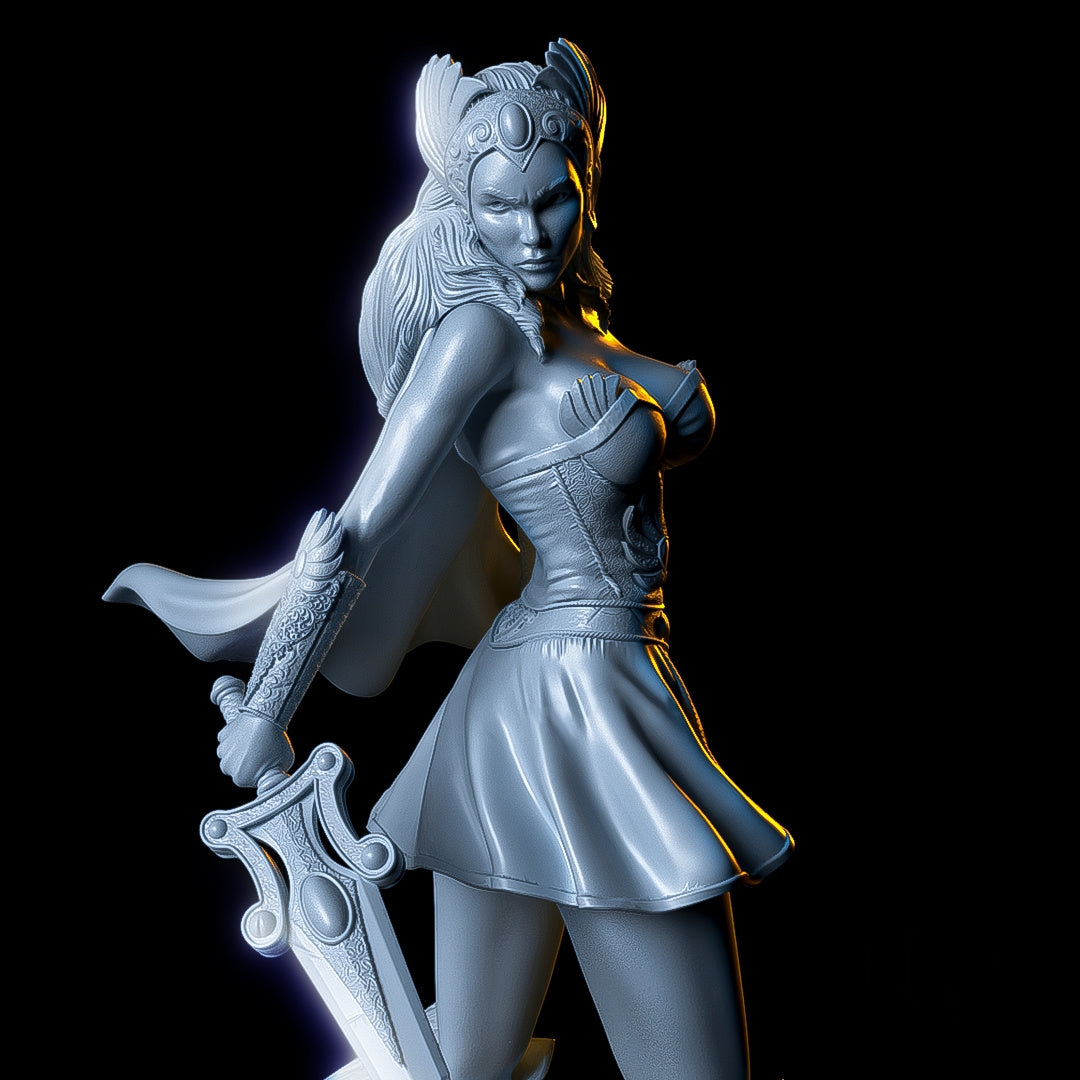 She-Ra - Warrior Woman Sculpt - Unassembled - Unpainted - 3D Printed