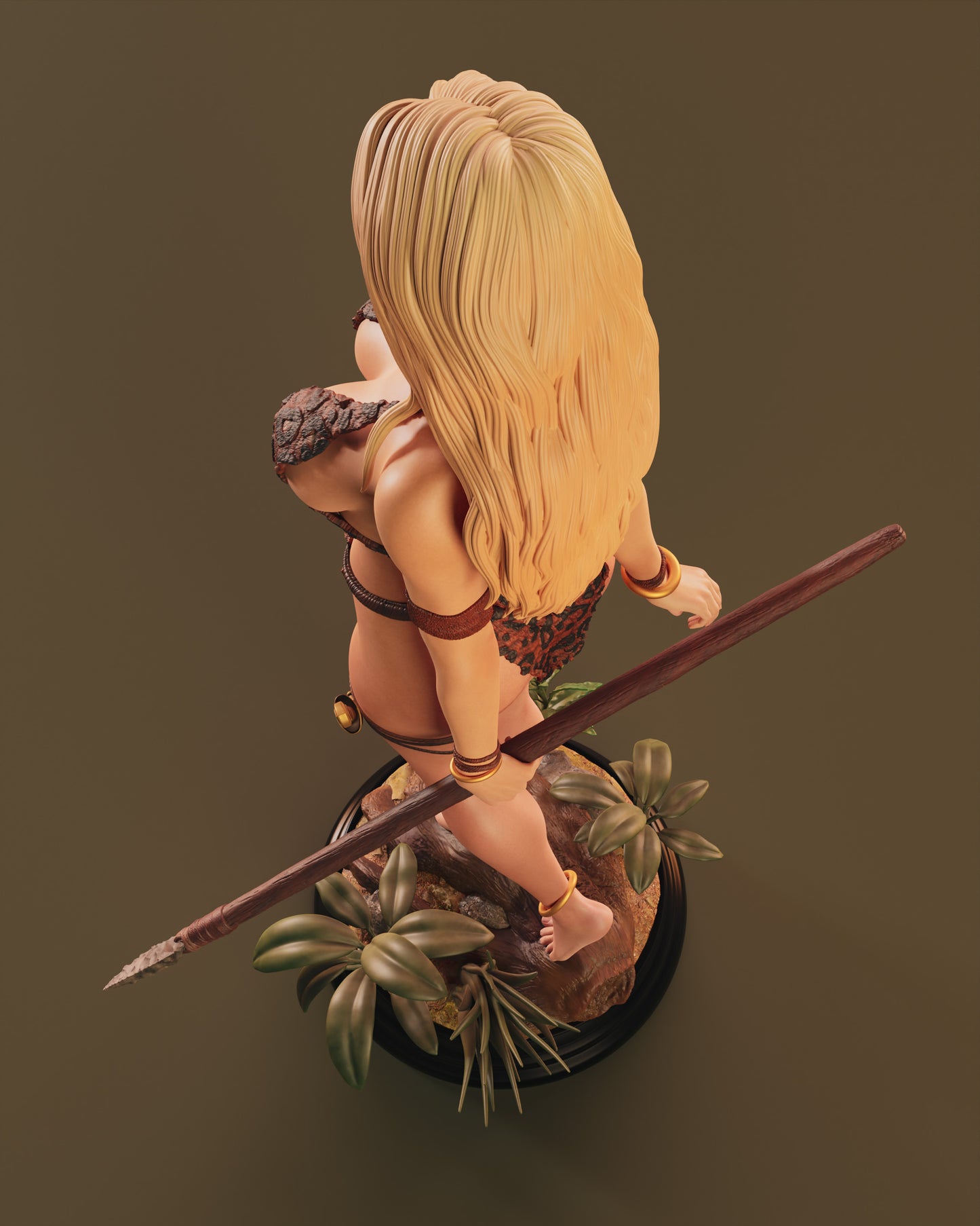 Sheena: Queen of the Jungle Sculpture (75mm to 500mm) - Unassembled/Unpainted/3D Print