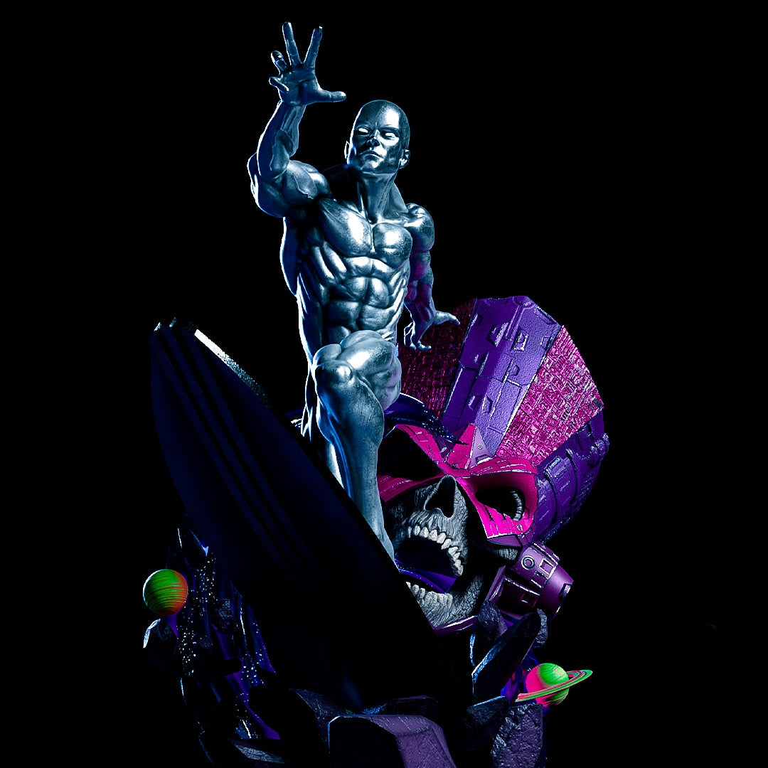 Silver Surfer Sculpture (75mm to 500mm) - Unassembled/Unpainted/3D Print