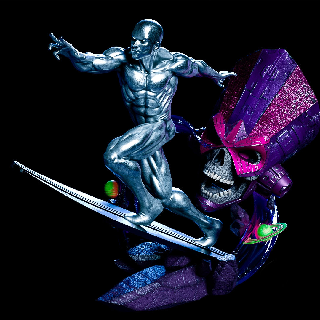 Silver Surfer Sculpture (75mm to 500mm) - Unassembled/Unpainted/3D Print