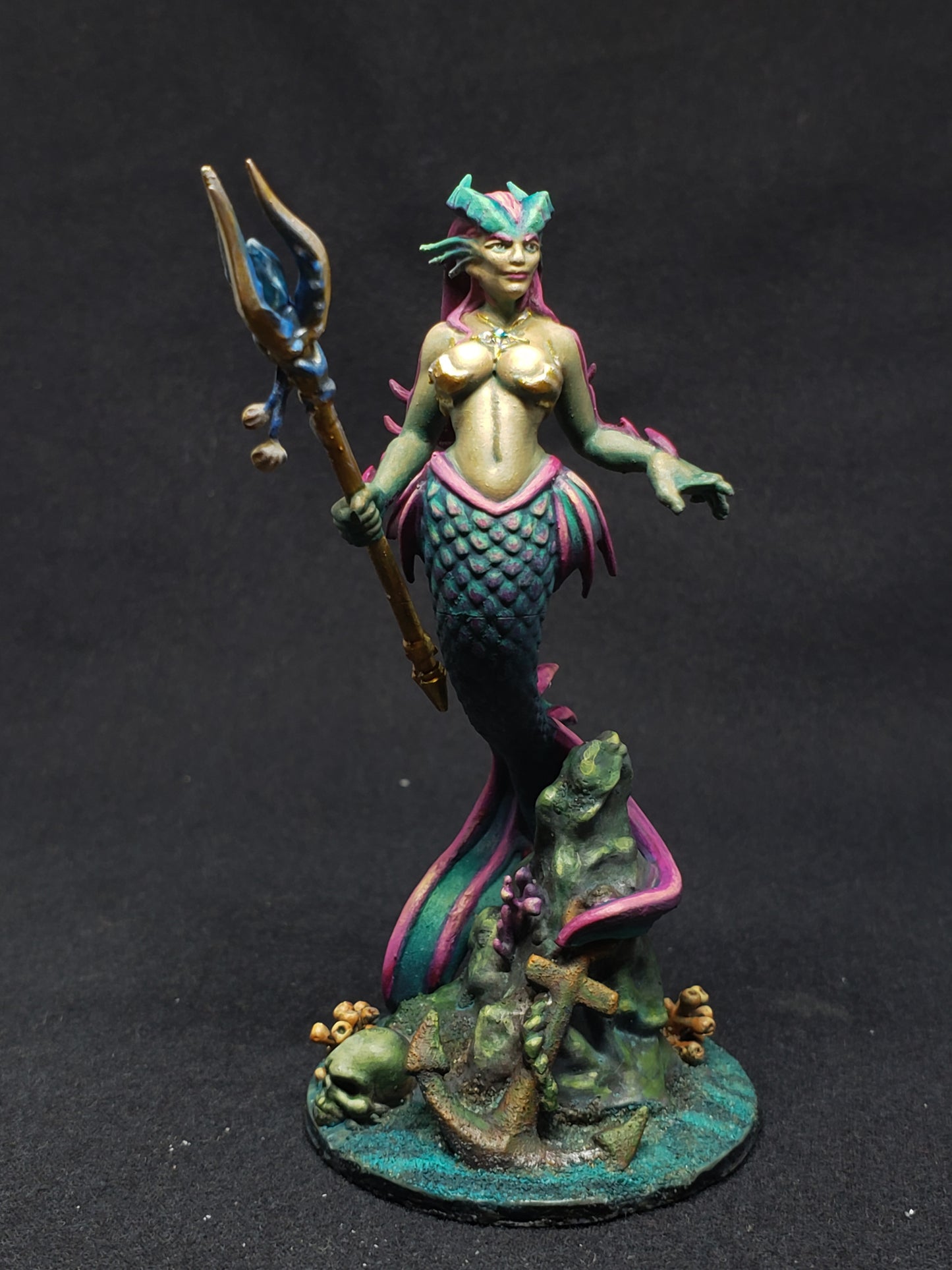 Siren/Mermaid- by Great Grimiore- Tabletop RPG Miniature - Roleplaying 3D Printed Fantasy Mini