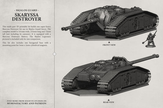 Skjalos Guard - Skaryssa Destroyer - Tank - TTRPG - Wargaming - Grimdark
