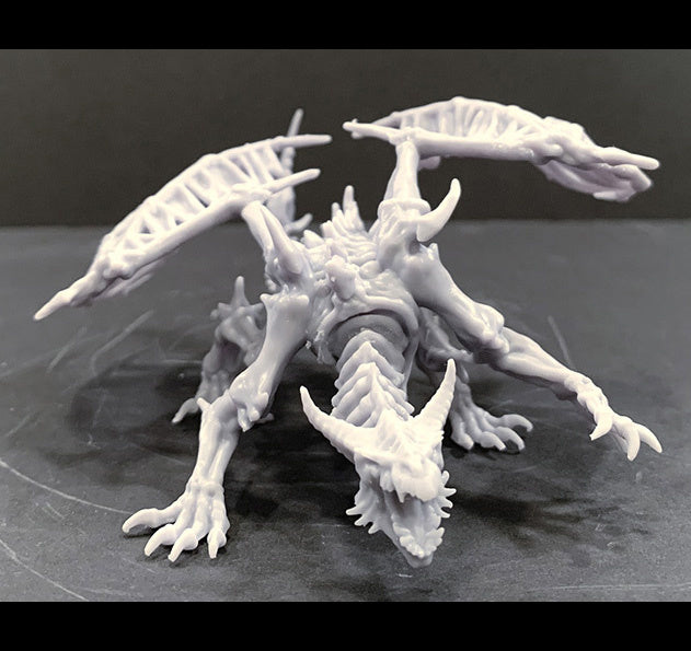 Skeletal Dragon - Dracolich - by Mini Monster Mayhem- Tabletop RPG Miniature - Roleplaying 3D Printed Fantasy Mini