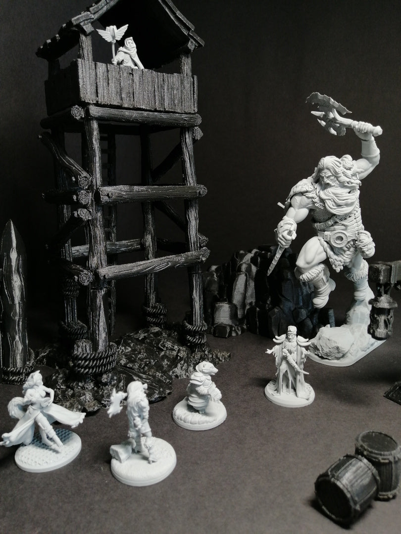 Frost Giant - Skorgi Frozen-Heart - by 3DartDigital- Tabletop RPG Miniature - Roleplaying 3D Printed Fantasy Mini