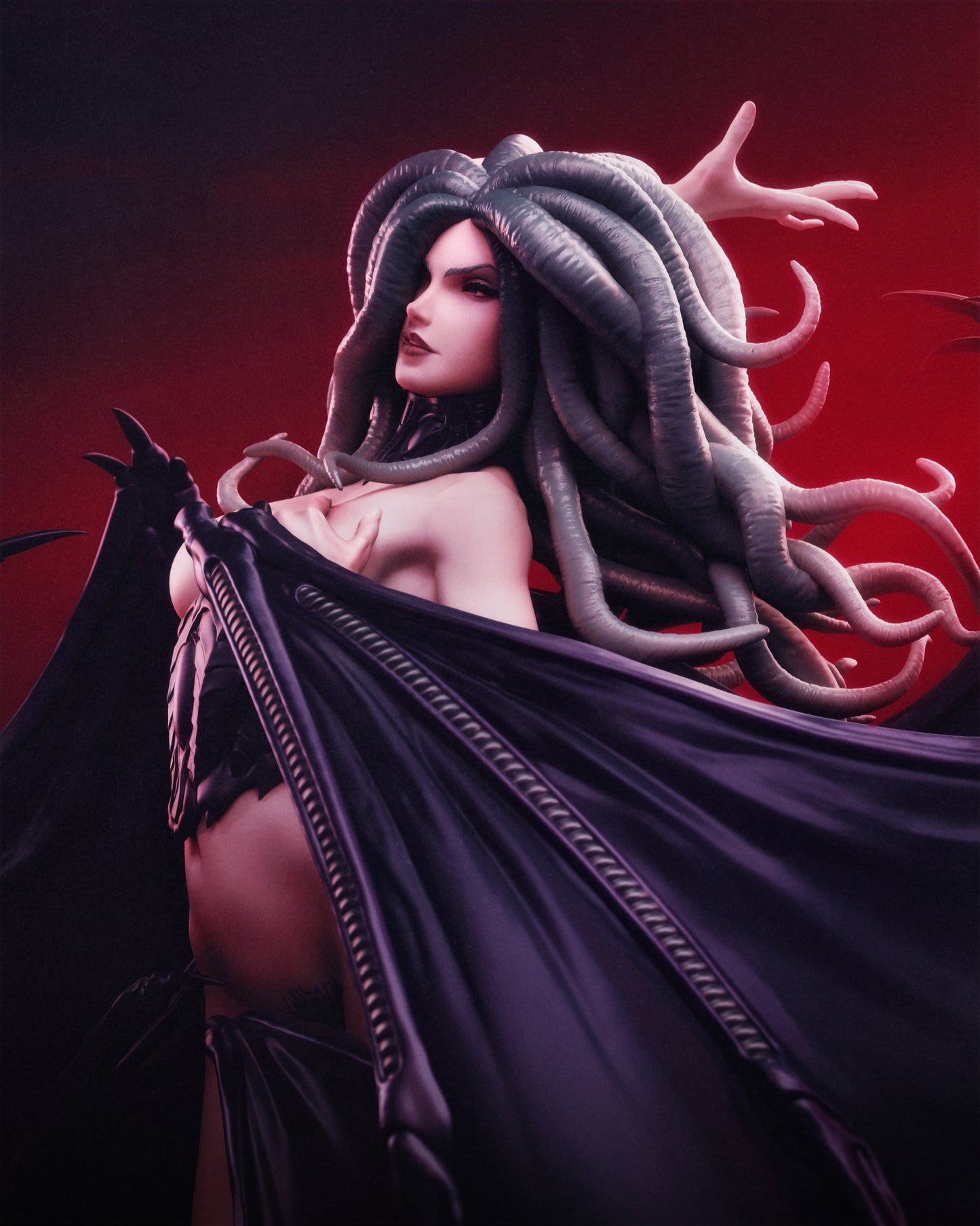 Slan-Berserk Sculpture (75mm to 500mm) - Unassembled/Unpainted/3D Print