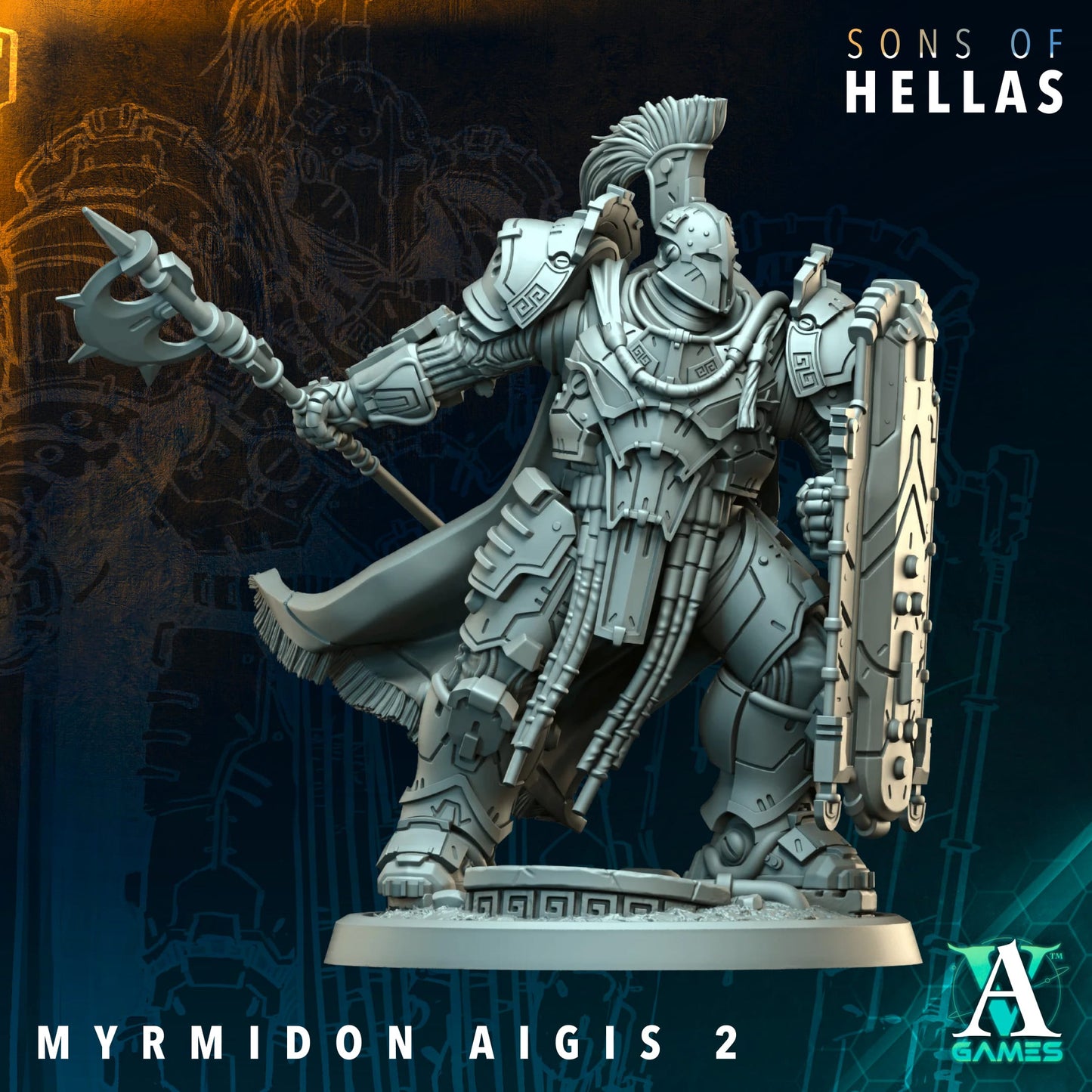 Myrmdon Aigis (x11) - TTRPG - Wargaming - Grimdark