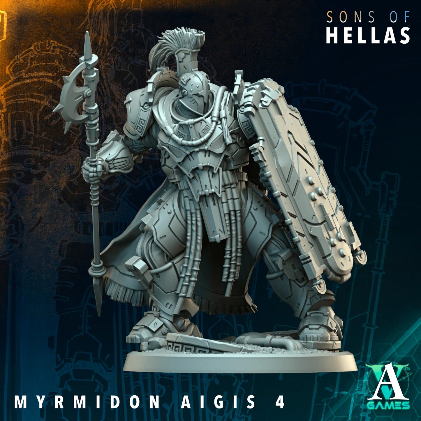 Myrmdon Aigis (x11) - TTRPG - Wargaming - Grimdark