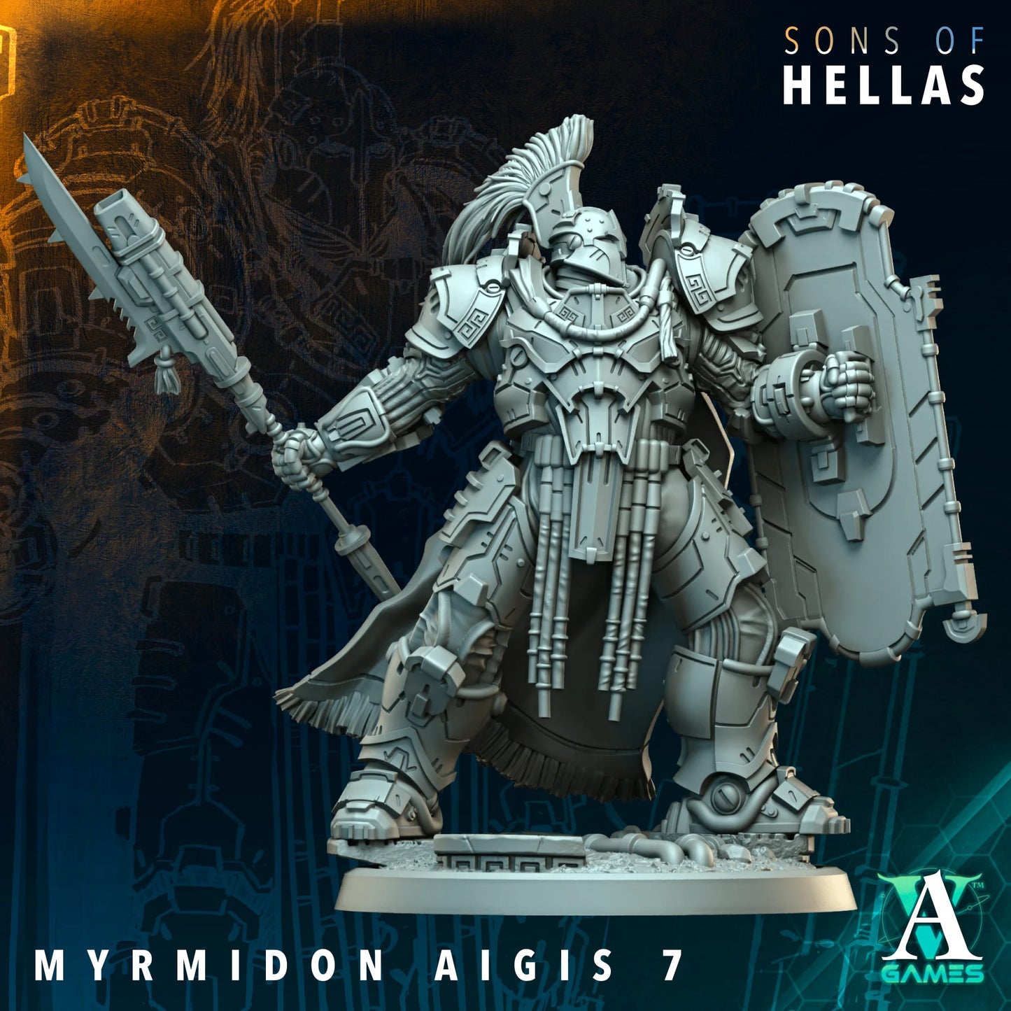 Myrmdon Aigis (x11) - TTRPG - Wargaming - Grimdark