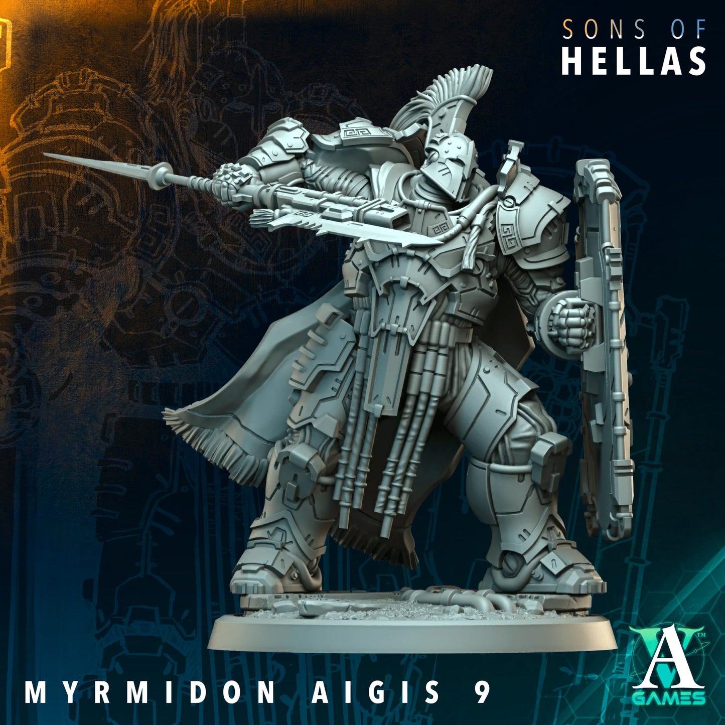 Myrmdon Aigis (x11) - TTRPG - Wargaming - Grimdark