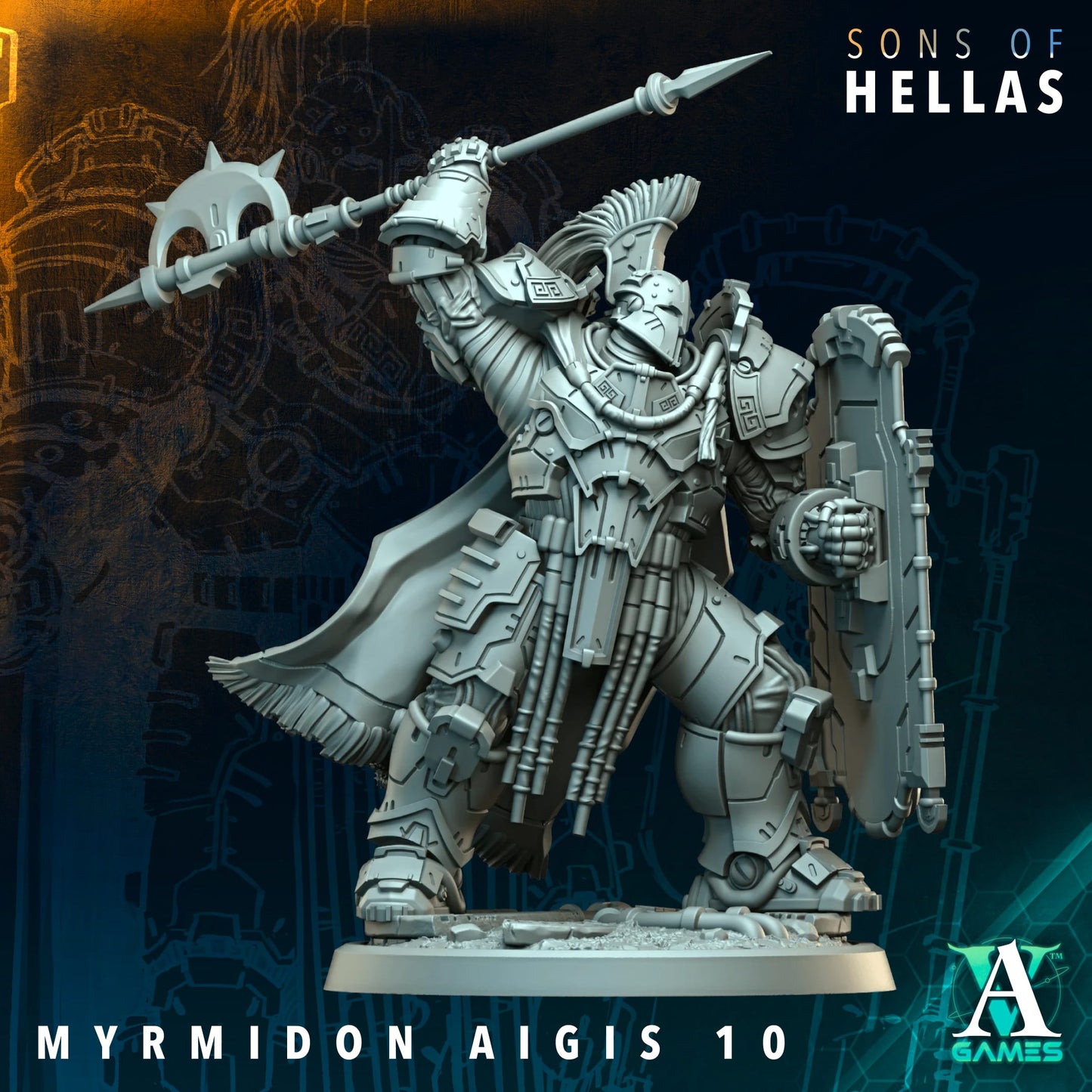 Myrmdon Aigis (x11) - TTRPG - Wargaming - Grimdark