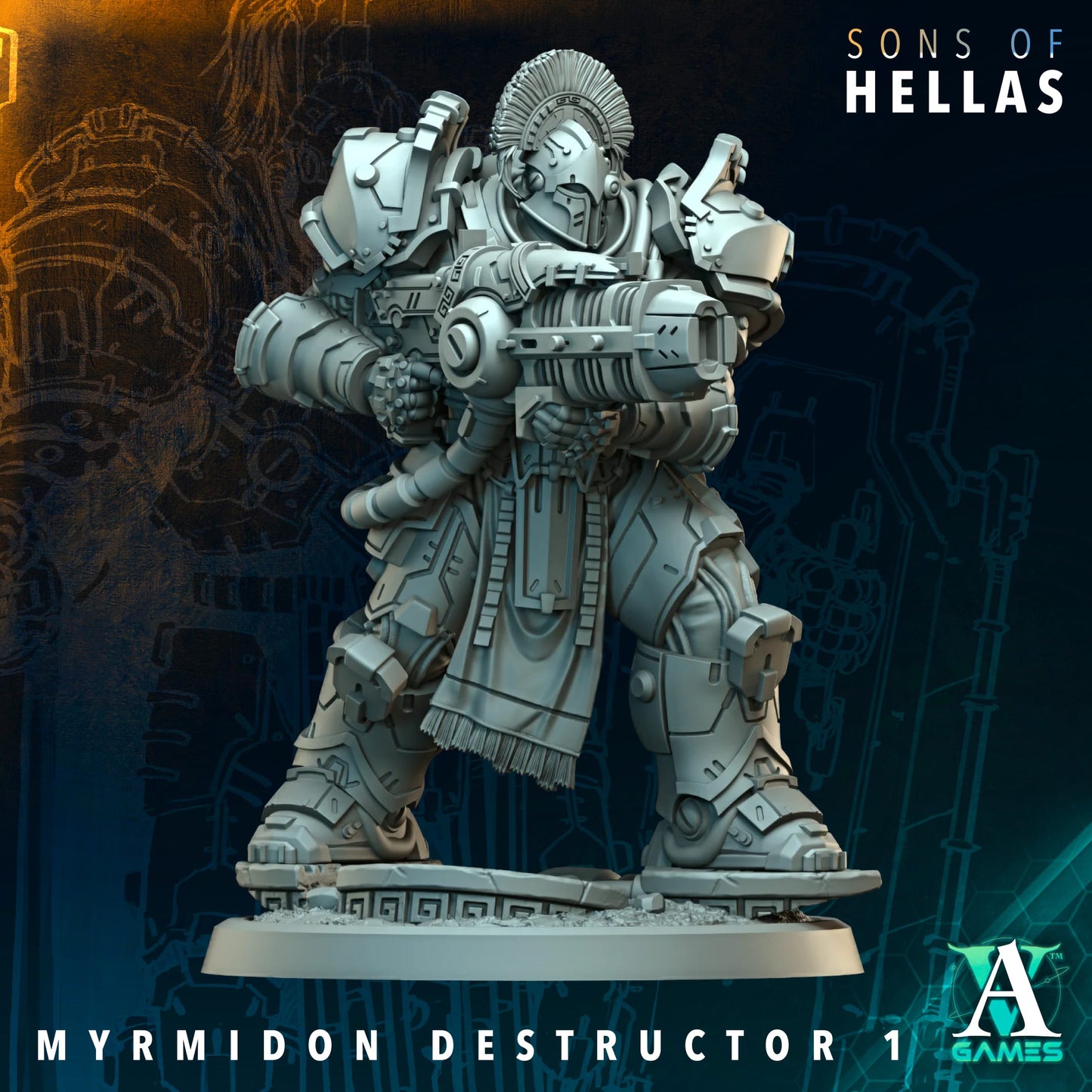 Myrmidon Destructor (x11) - TTRPG - Wargaming - Grimdark