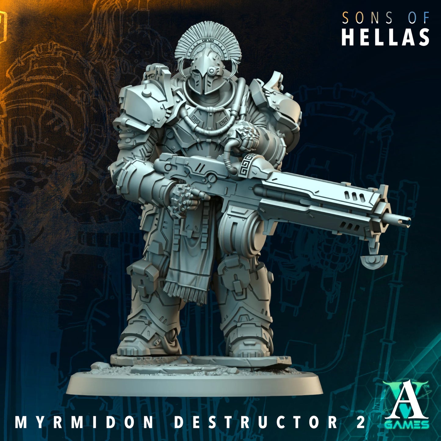 Myrmidon Destructor (x11) - TTRPG - Wargaming - Grimdark