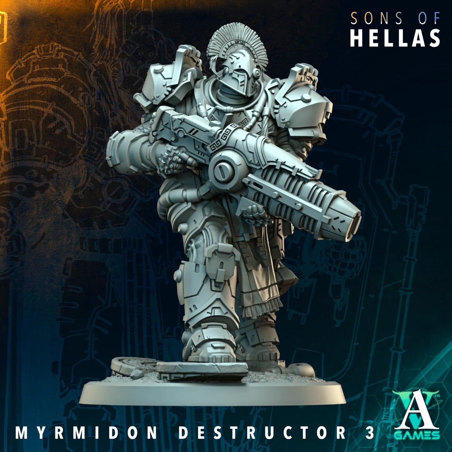 Myrmidon Destructor (x11) - TTRPG - Wargaming - Grimdark