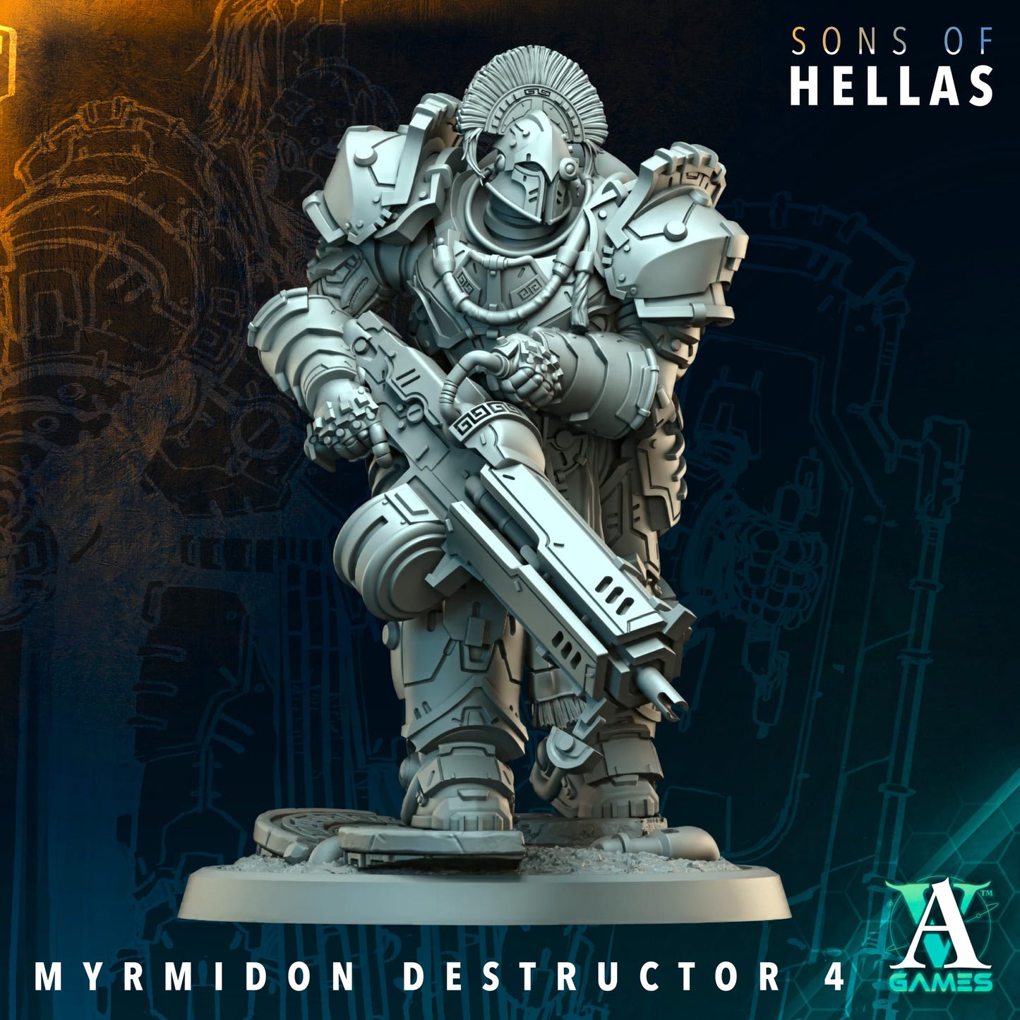 Myrmidon Destructor (x11) - TTRPG - Wargaming - Grimdark