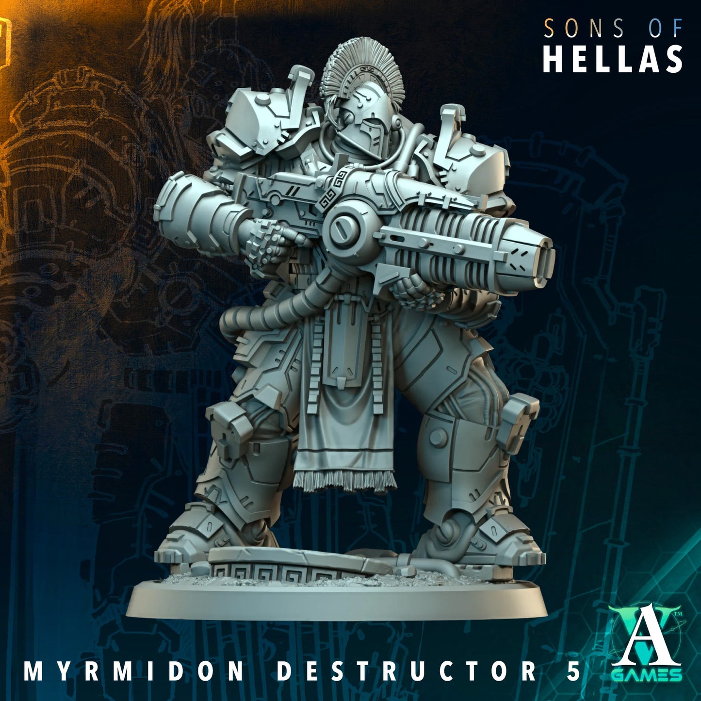 Myrmidon Destructor (x11) - TTRPG - Wargaming - Grimdark