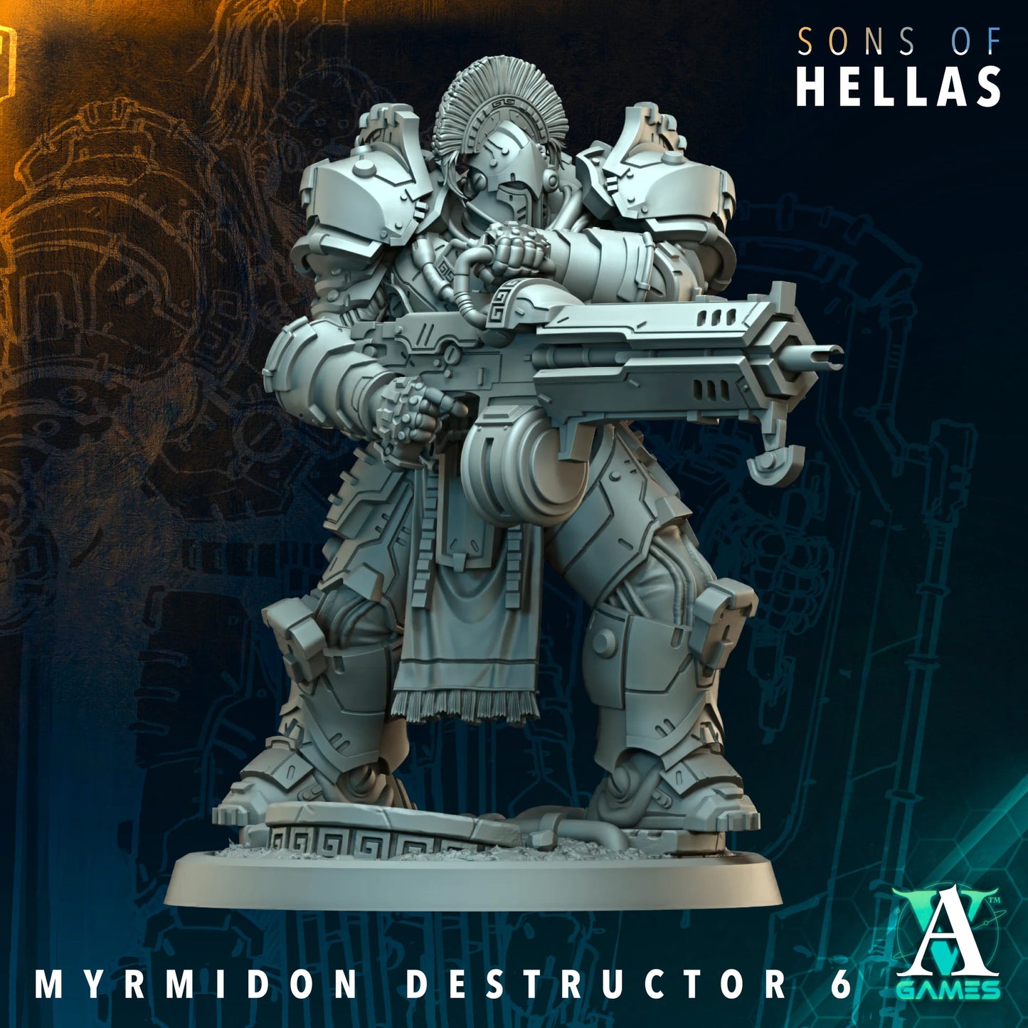 Myrmidon Destructor (x11) - TTRPG - Wargaming - Grimdark