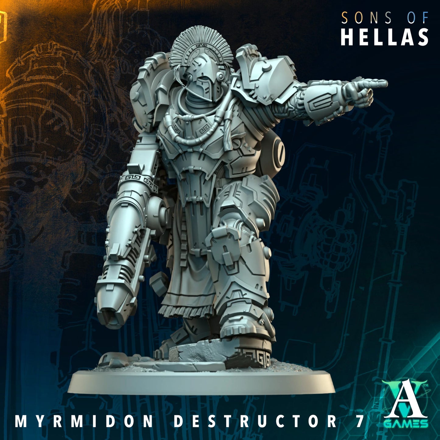 Myrmidon Destructor (x11) - TTRPG - Wargaming - Grimdark