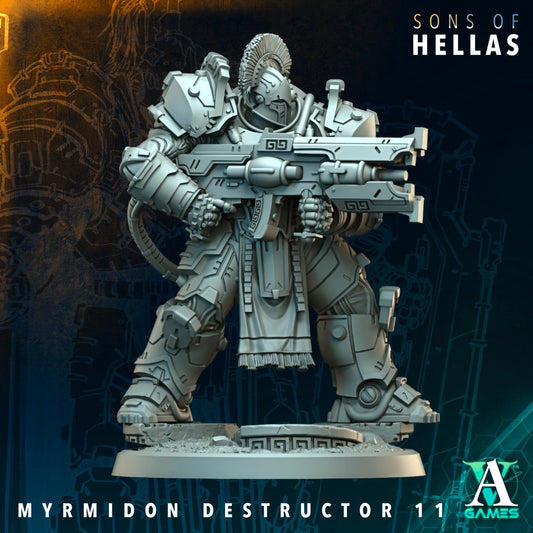 Myrmidon Destructor (x11) - TTRPG - Wargaming - Grimdark