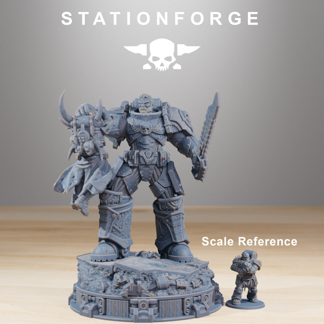 Socratis Collectible - Compatible with Warhammer 40K - by Station Forge - Tabletop RPG Miniature - Roleplaying 3D Printed Fantasy Mini