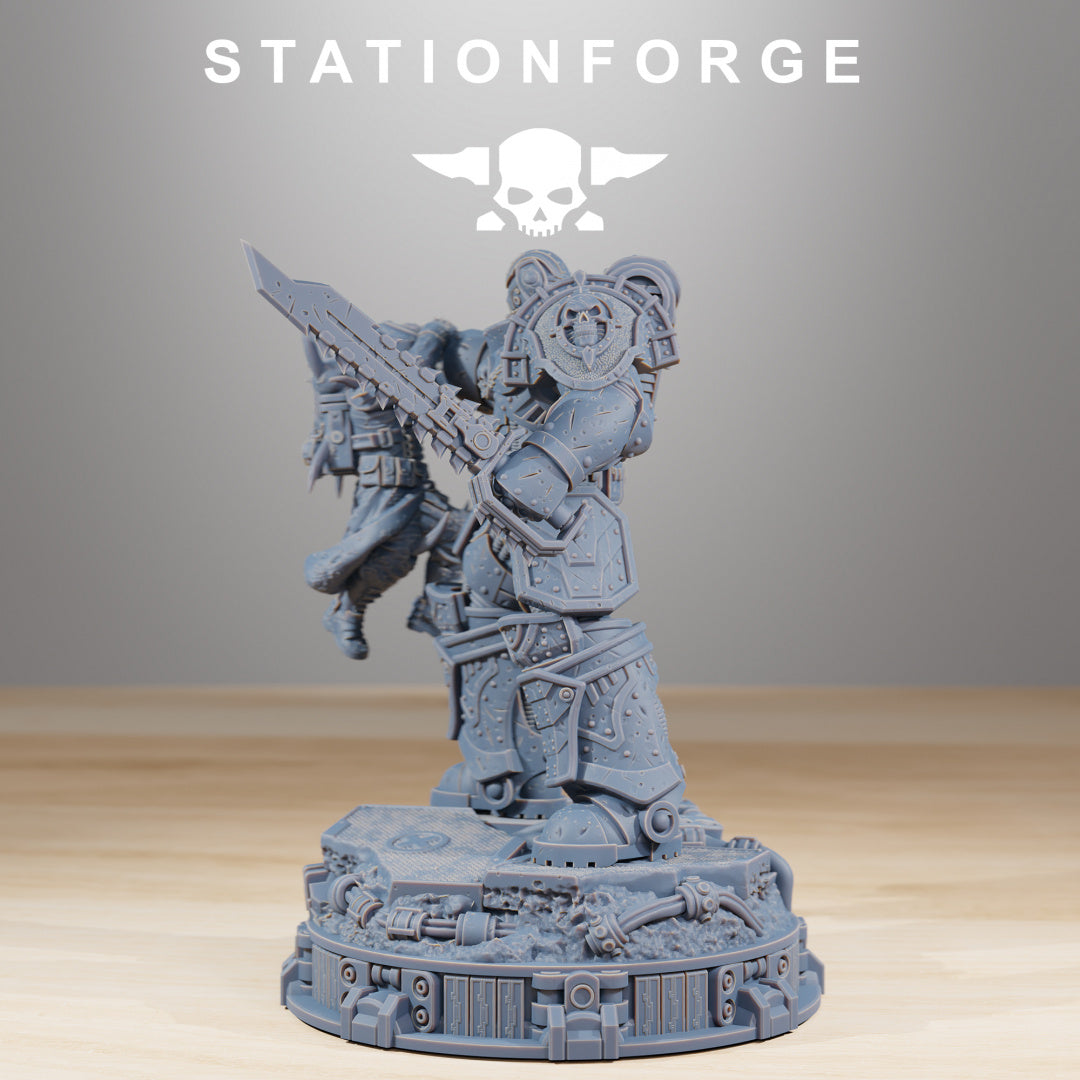 Socratis Collectible - Compatible with Warhammer 40K - by Station Forge - Tabletop RPG Miniature - Roleplaying 3D Printed Fantasy Mini